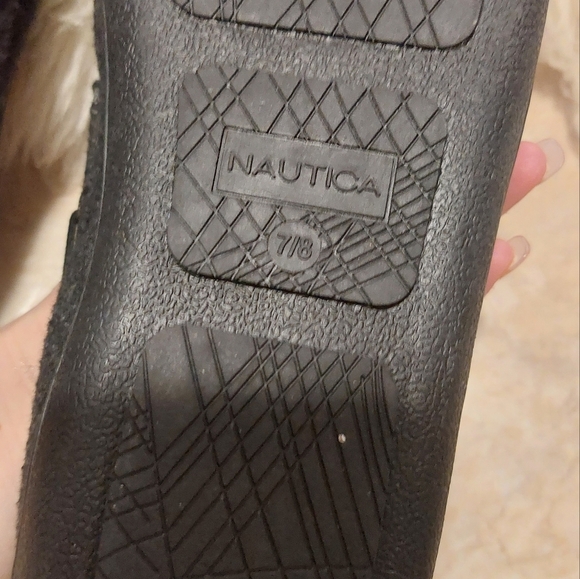 Nautica men winter slippers nwot size 7/8 - Picture 4 of 5